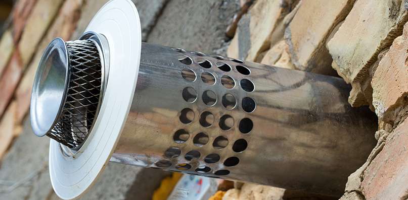 perforated hvac pipe