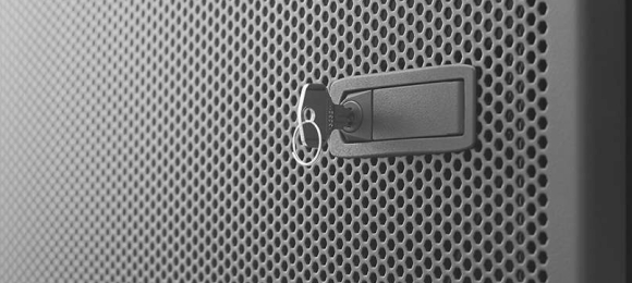 Perforated on sale metal door