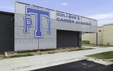 Custom Perforated Panels at Port Isabel High School
