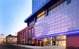 Backlighting Perforated Graphic Facade
