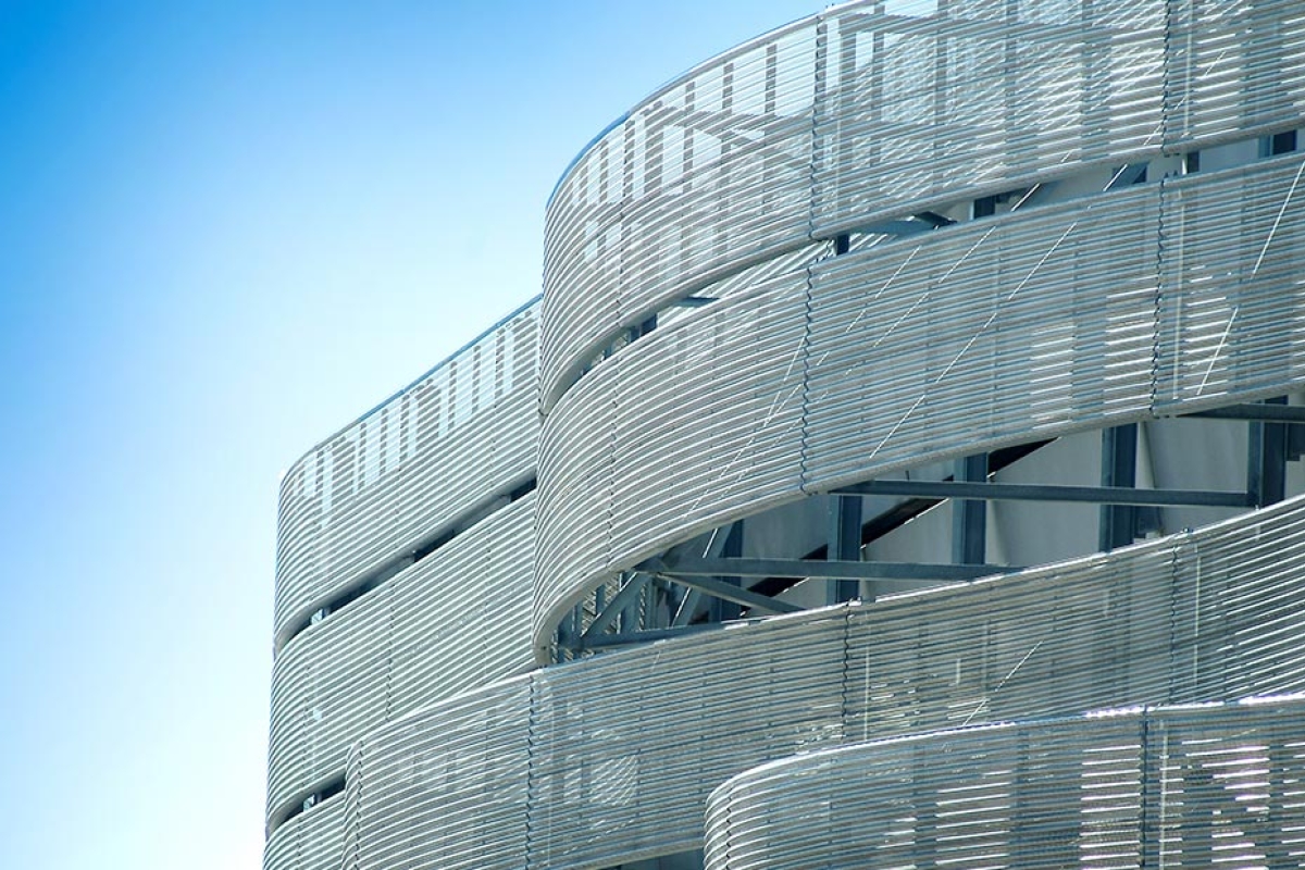 Perforated 3D Facade