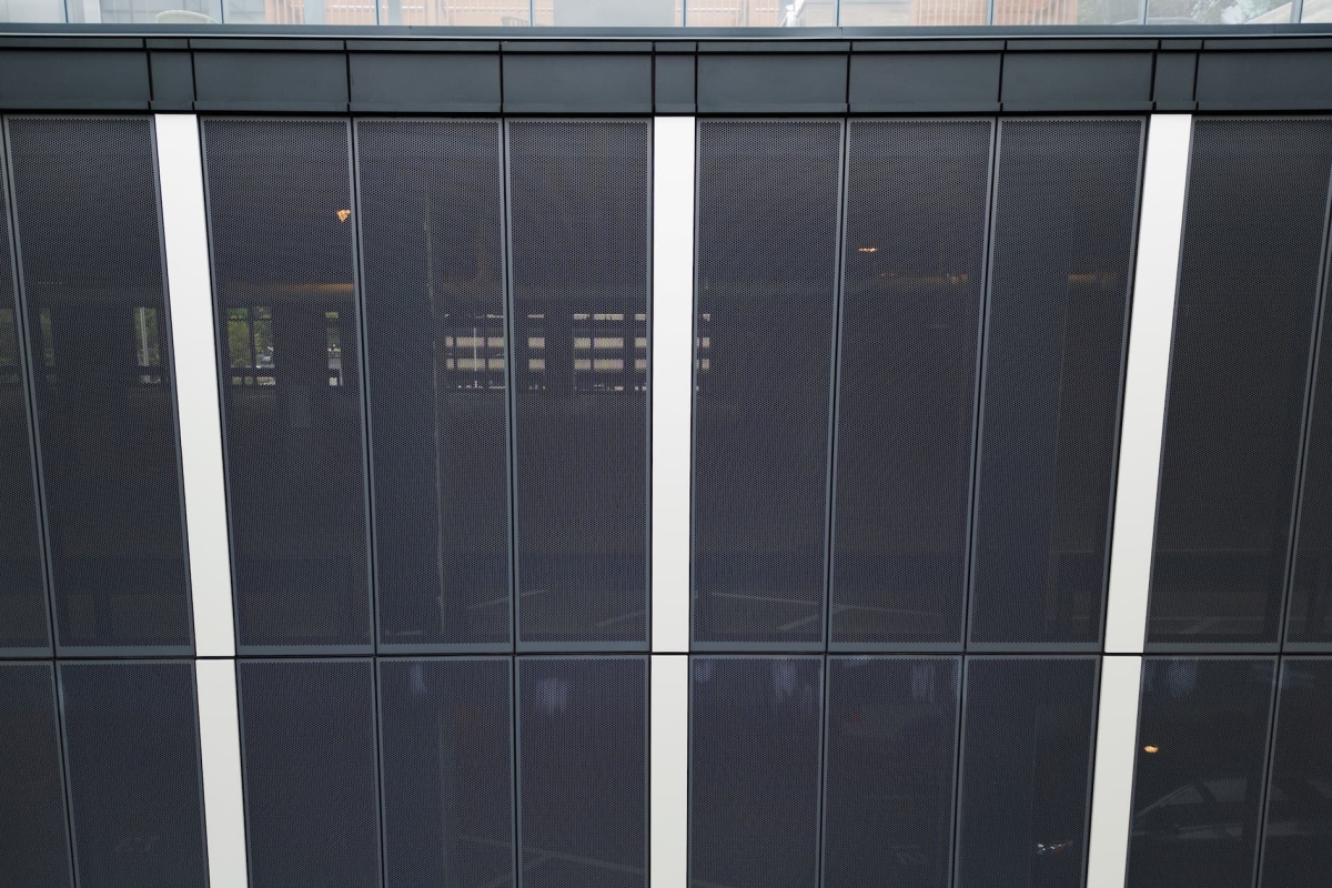 perforated metal at 1101 W. Van Buren