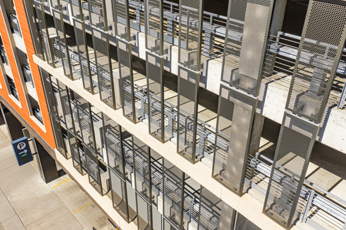 Mayo 6 Parking Garage, Minnesota Perforated Metal