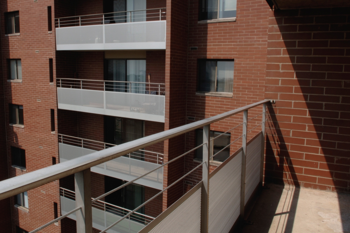 Perforated Metal, patio, perforated