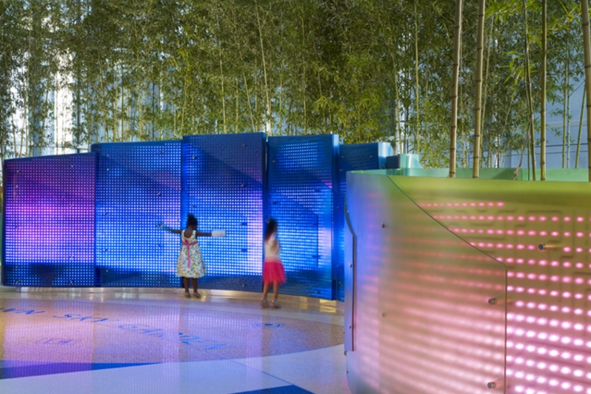 Backlighting Perforated Art