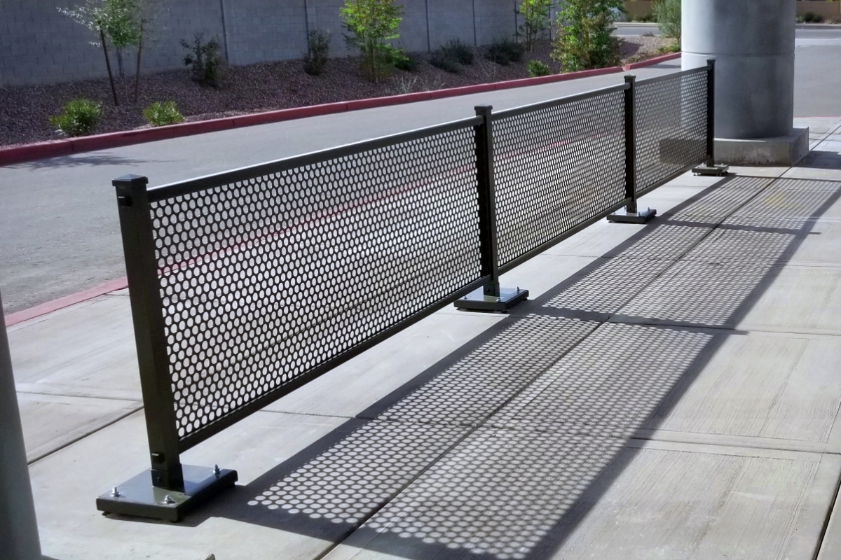 Metal Sidewalk Partitions