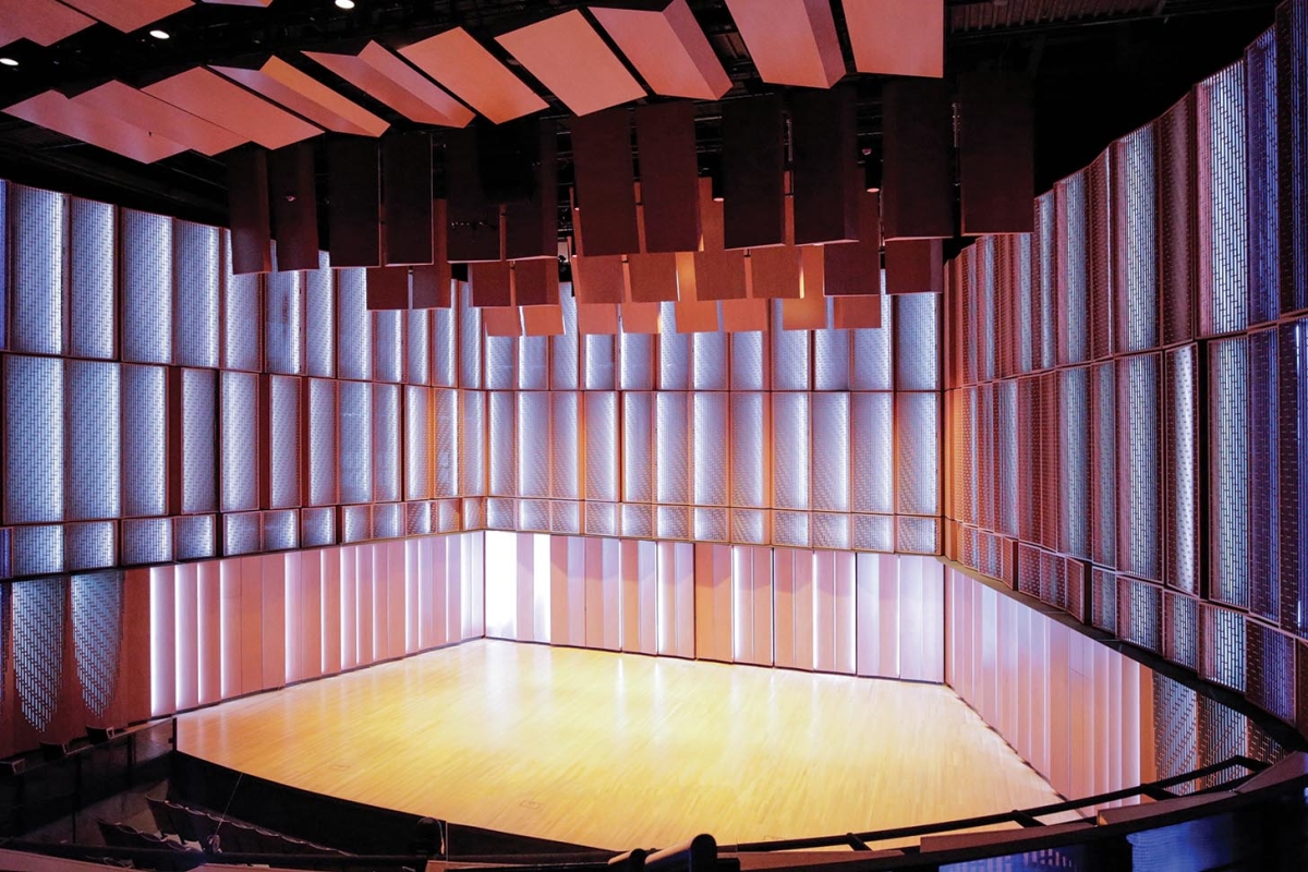 Backlighting Perforated Panel