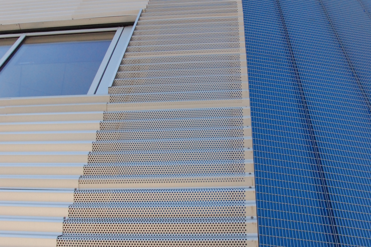 Perforated Exterior Facade