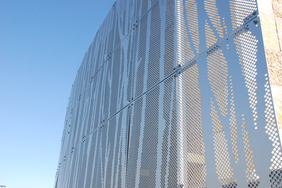 Perforated Building Facade