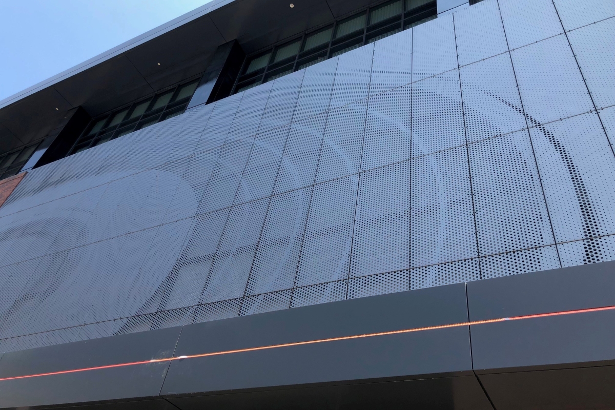 Perforated Picture Facade