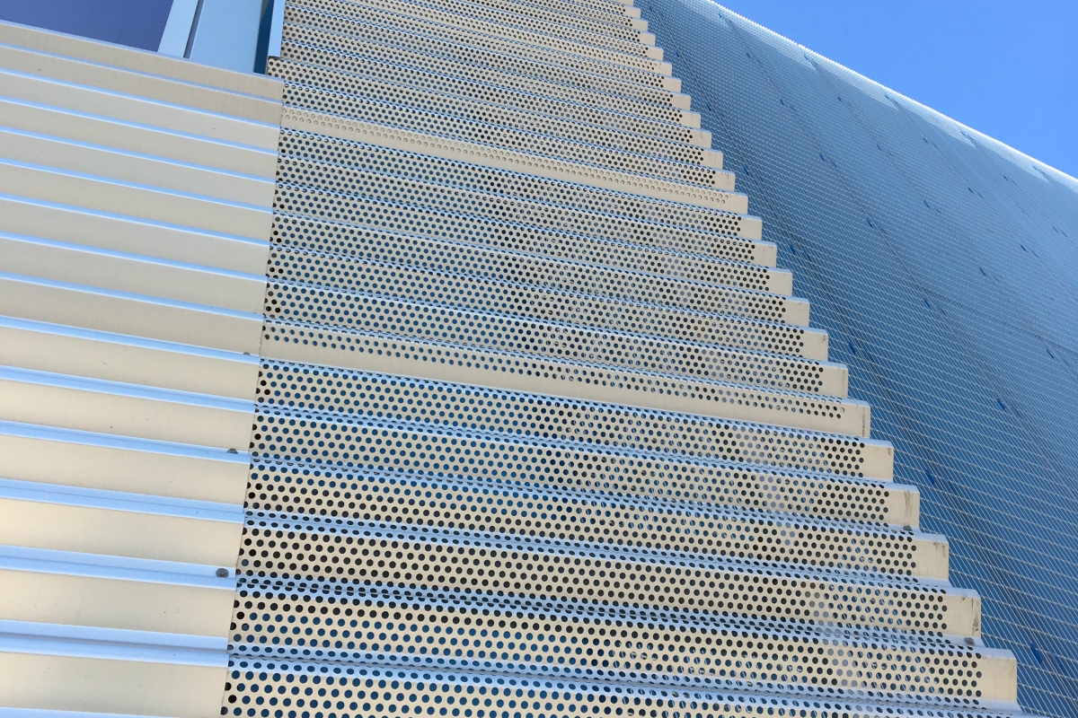 Perforated Exterior Screen