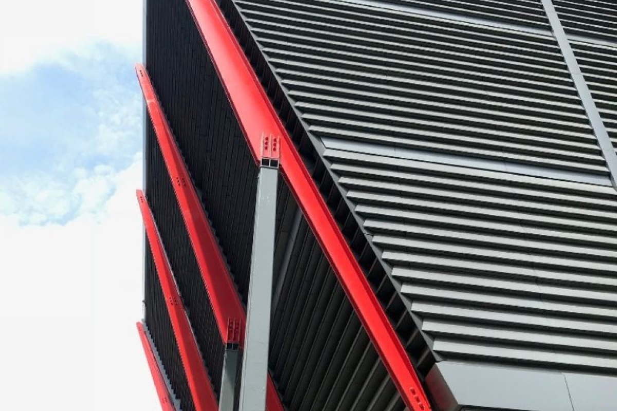 Perforated Louver Facade
