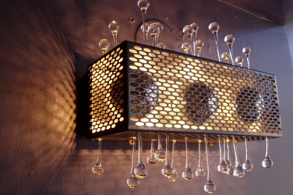 Custom Perforated Lighting Component 