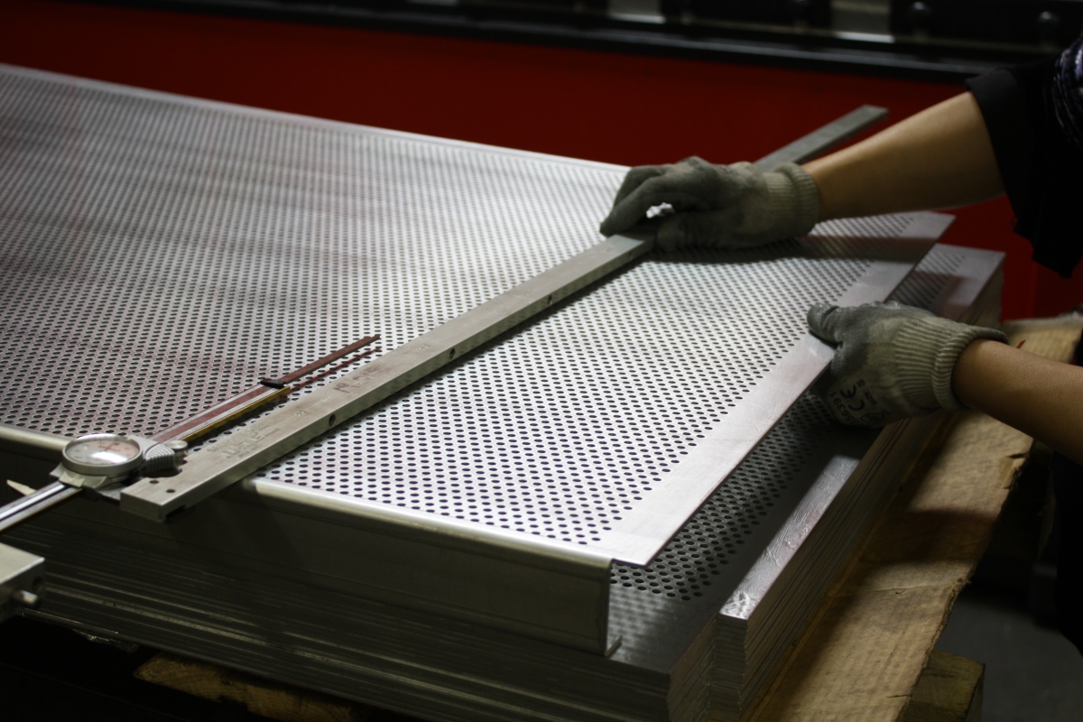Custom Perforated Enclosure Door