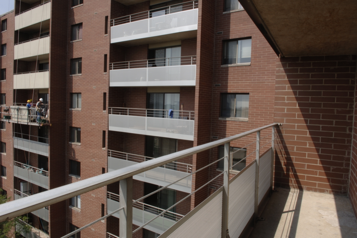 Perforated Metal Balconies Exterior