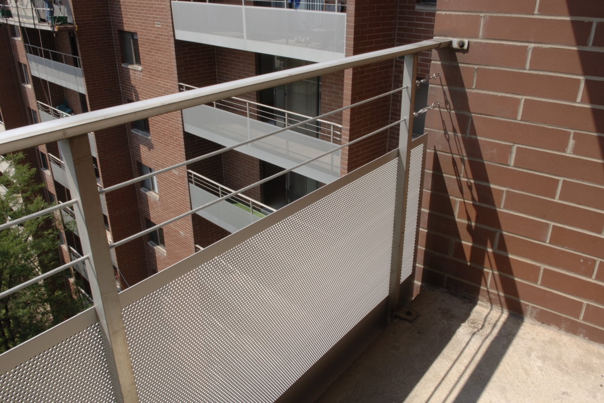 Perforated Metal Balconies Exterior