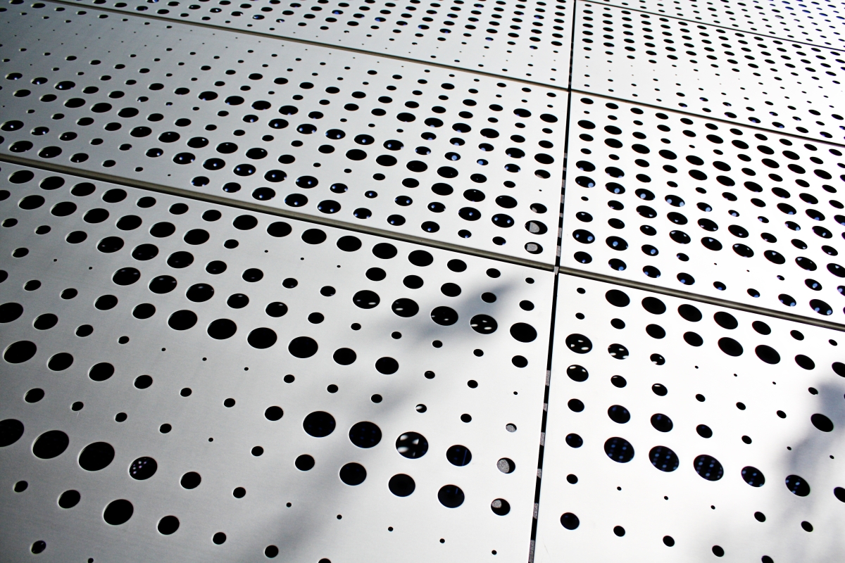 Custom Perforated Gradient Facade