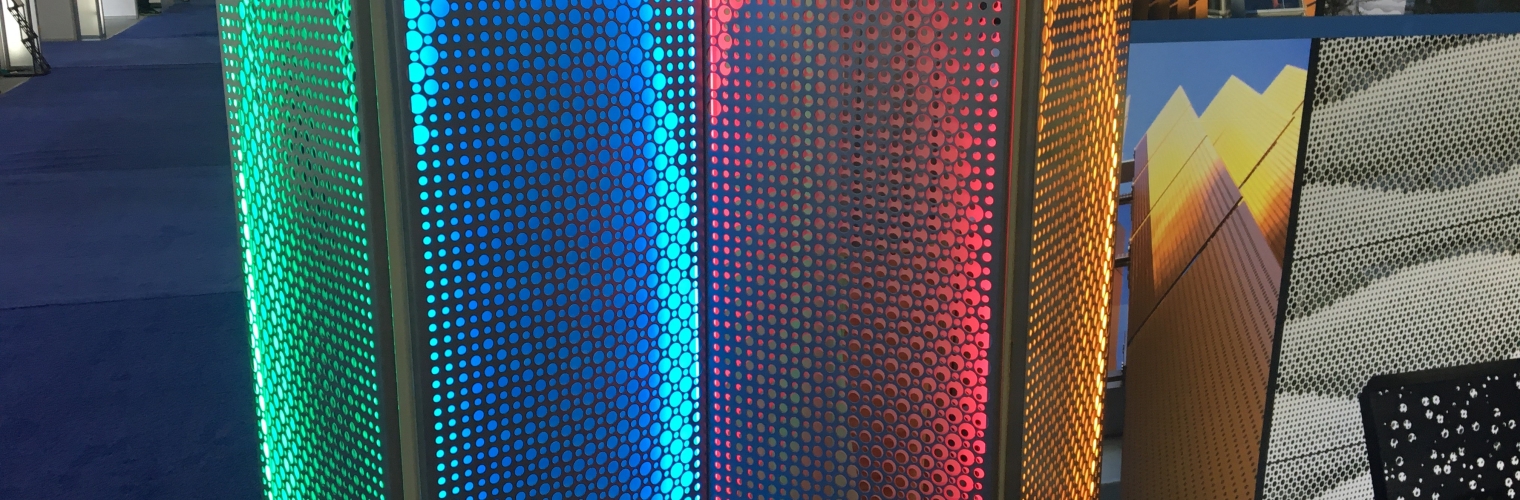 Backlighting Perforated Divider