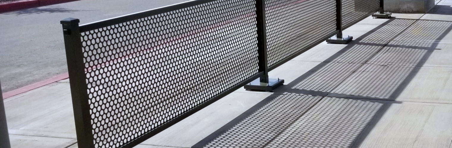 Metal Sidewalk Partitions