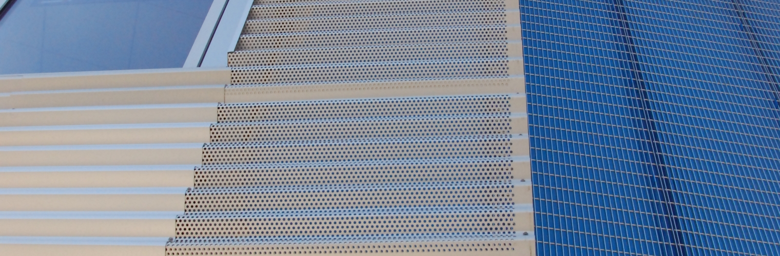 Perforated Exterior Facade