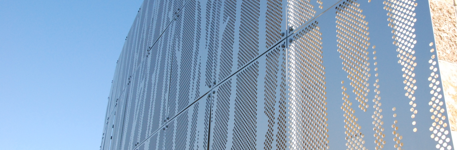 Perforated Building Facade