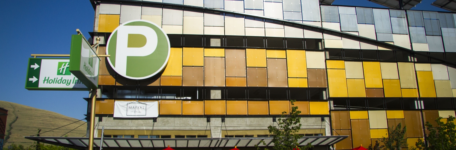 Perforated Parking Facade