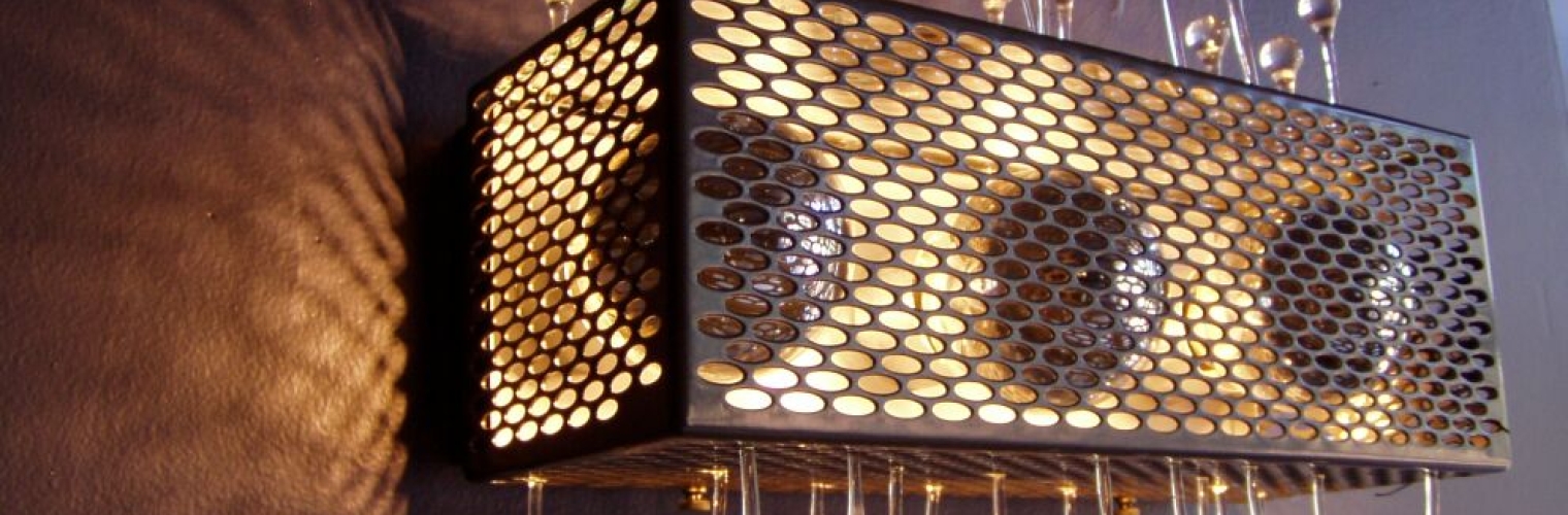 Custom Perforated Lighting Component 