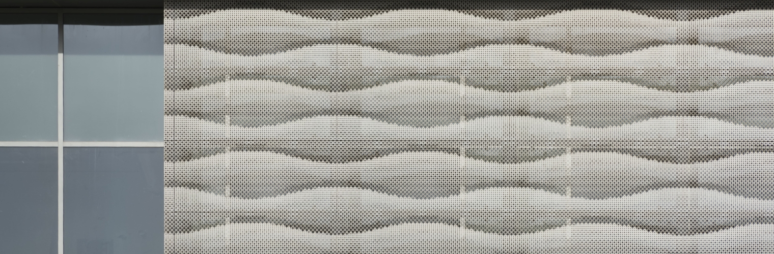 Perforated Graphic Facade