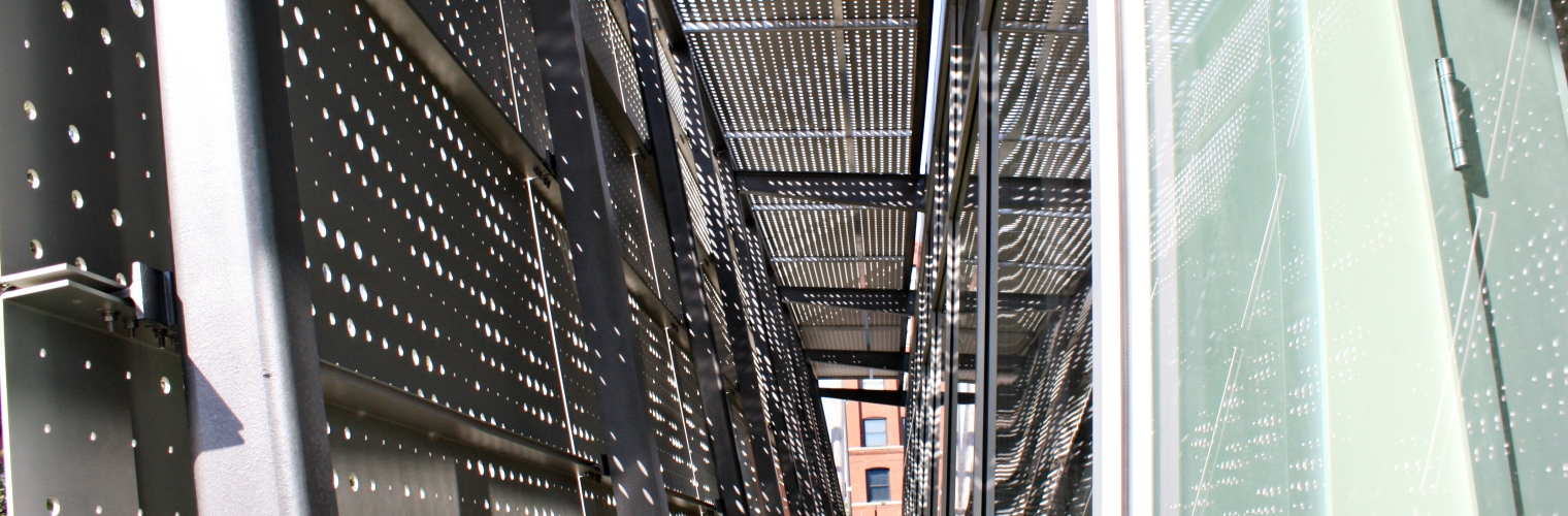 Perforated Facade Support Structure