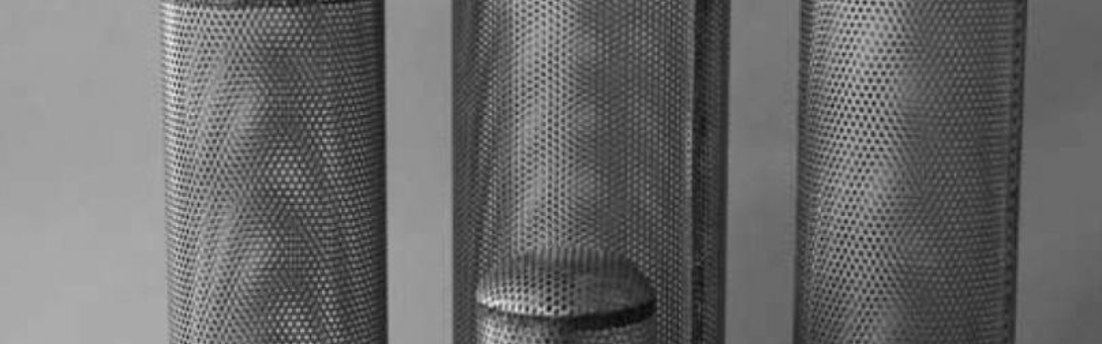 a series of filtration tubes