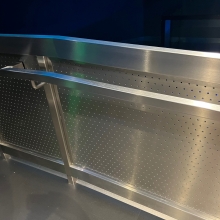 Tron Lightcycle Run and Perforated Metal