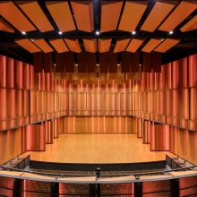 Perforated Panel in Performance Hall