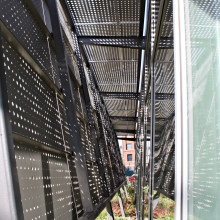 Perforated Facade Support Structure