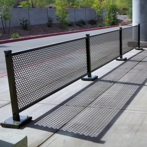 Metal Sidewalk Partitions