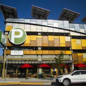 Perforated Parking Facade